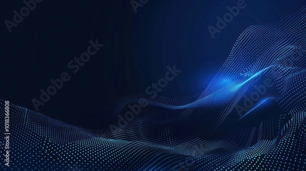 Obraz Abstract Blue Waves