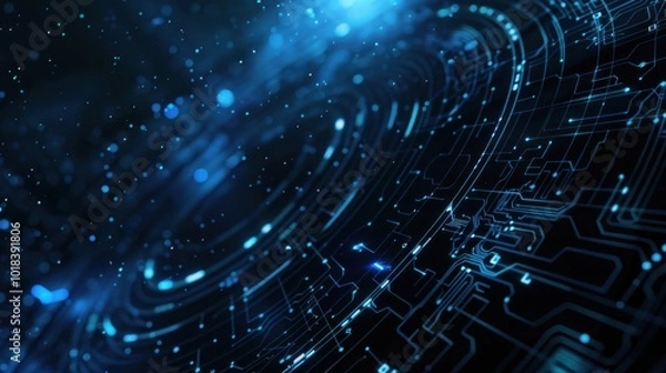 Fototapeta Abstract Digital Circuitry Design