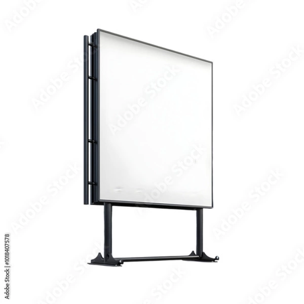 Obraz Blank billboard with empty white space transparent background