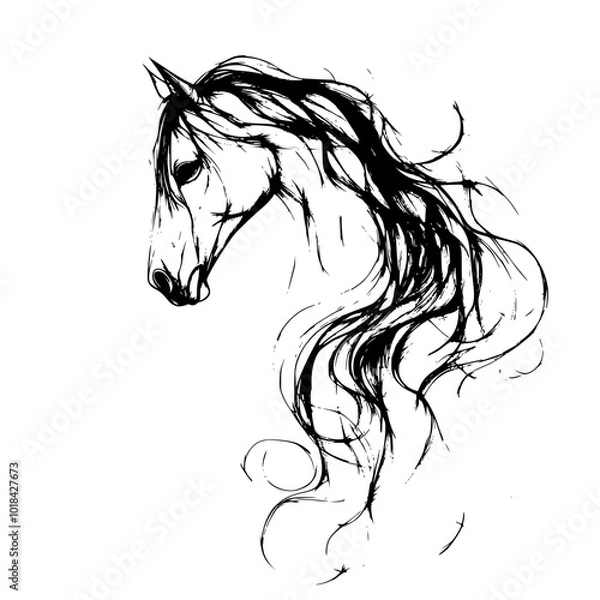 Fototapeta horse vector