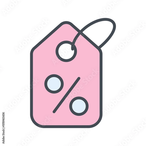 Fototapeta Discount Vector Icon