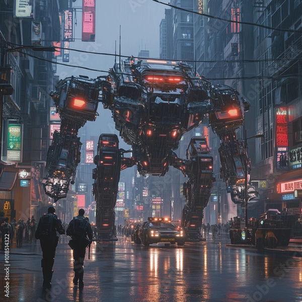 Fototapeta Cyberpunk——Tomorrowland
