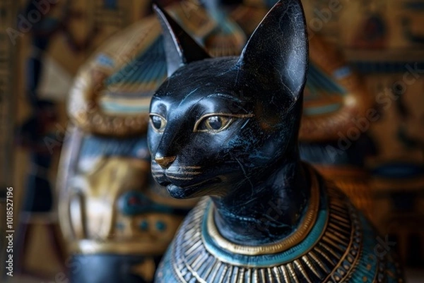 Fototapeta Modern Depiction of Bastet: Goddess of Home and Protection