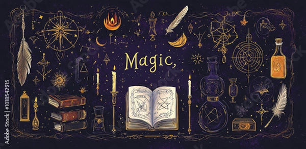 Obraz Magic Symbols.