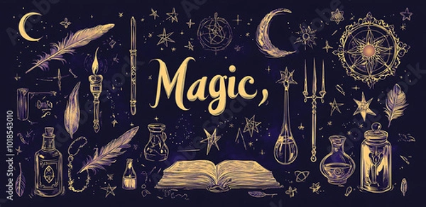 Obraz Magic Symbols.