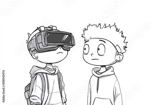 Obraz VR Boy.