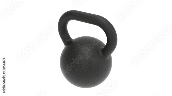 Obraz kettlebell isolated in transparent background