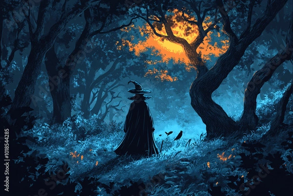 Fototapeta Witch in the Forest.