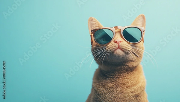 Obraz Cool Cat in Sunglasses.