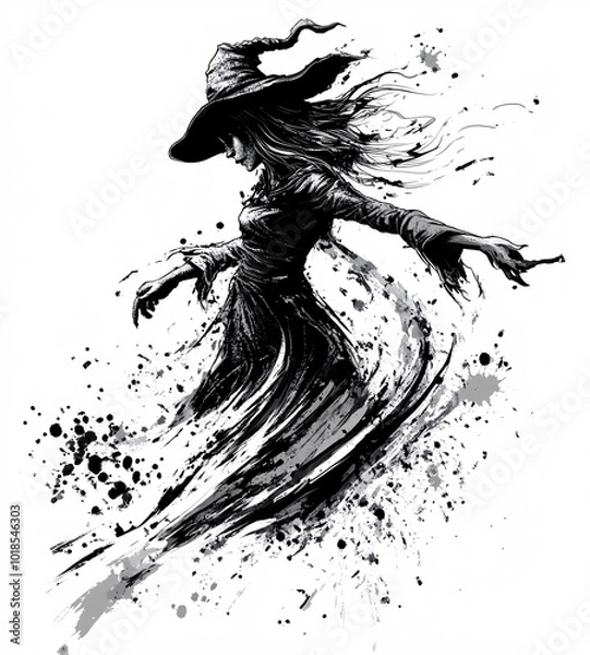 Obraz Witch in Motion.