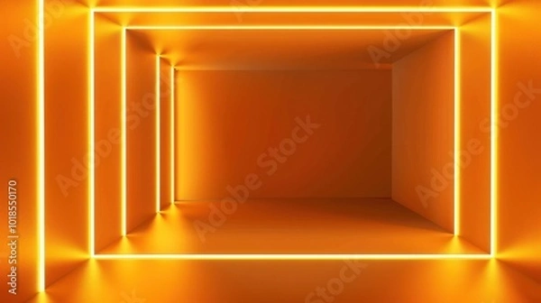 Obraz Abstract Neon Light Room