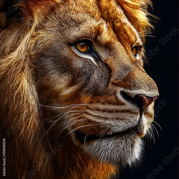 Obraz Close-up of lion
