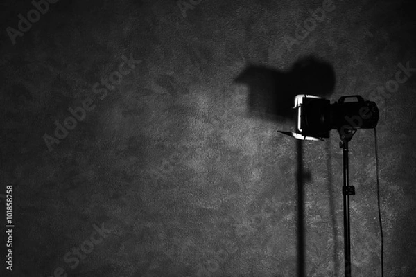 Obraz Lighting equipment in empty photo studio