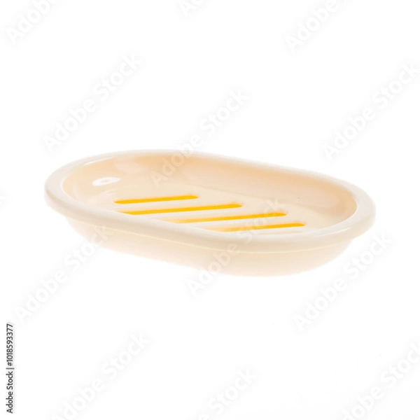 Obraz Set open soap dishes from different views isolated