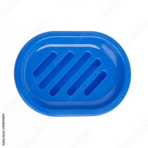 Obraz Set open soap dishes from different views isolated