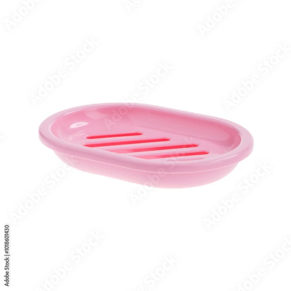 Obraz Set open soap dishes from different views isolated