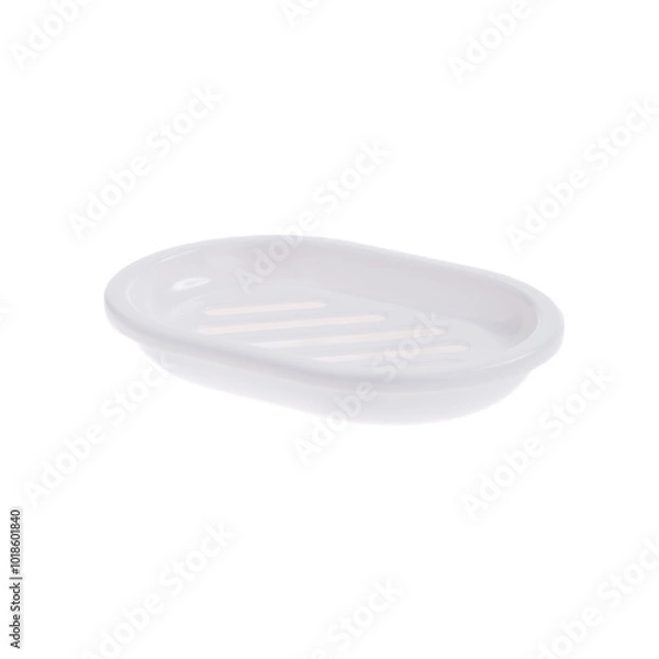 Obraz Set open soap dishes from different views isolated