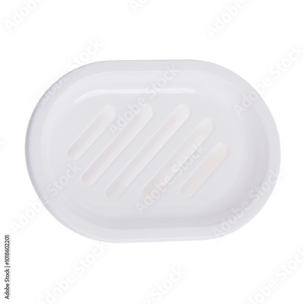 Obraz Set open soap dishes from different views isolated