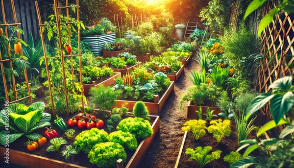 Fototapeta 家庭菜園