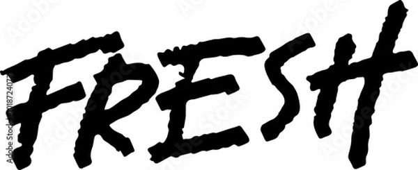 Obraz fresh vector text