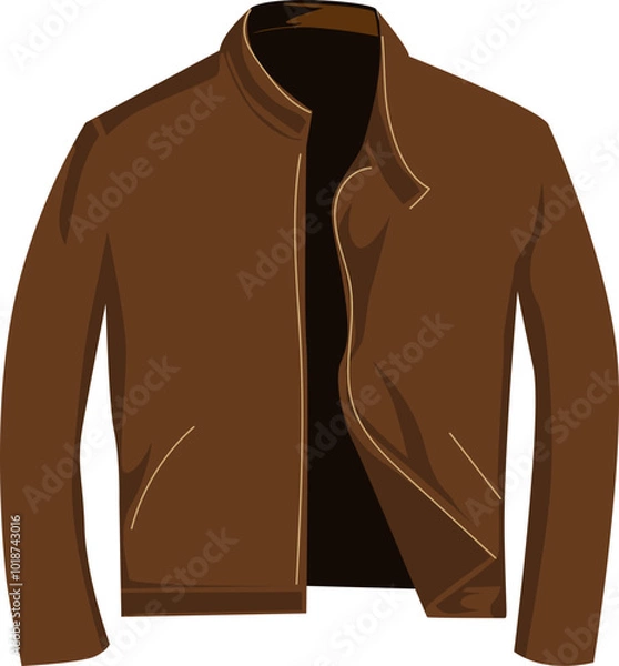 Obraz used leather jacket