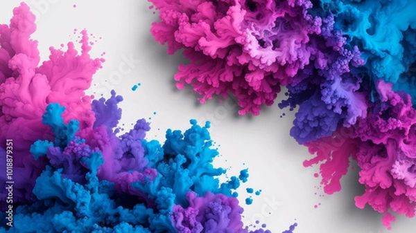 Obraz Abstract Ink Swirls
