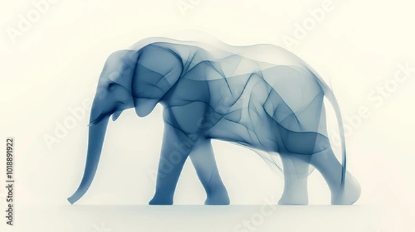 Fototapeta Elephant Parade: Majestic Mammals of the Wild
