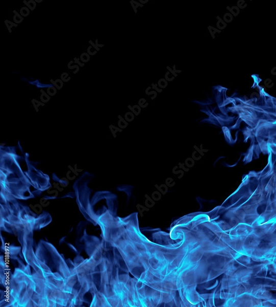 Obraz Perfect Blue Fire Tło