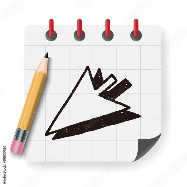 Obraz Doodle Arrow
