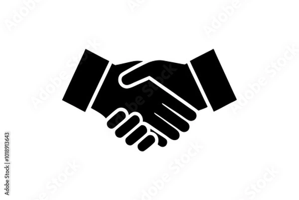 Obraz handshake illustration