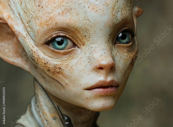 Obraz Alien Female Face