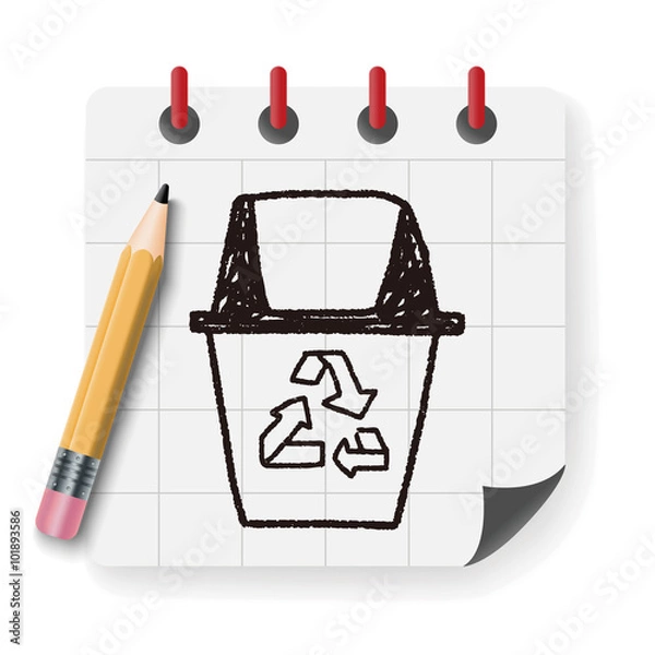 Obraz Environmental protection concept; Doing recycle to protect our e