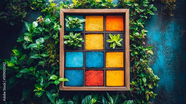 Fototapeta SDGs. Sustainable development goals. Generative AI