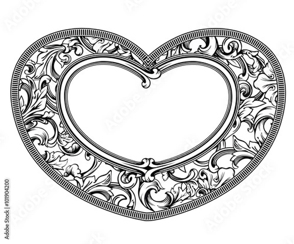 Obraz Floral_label_frame_14