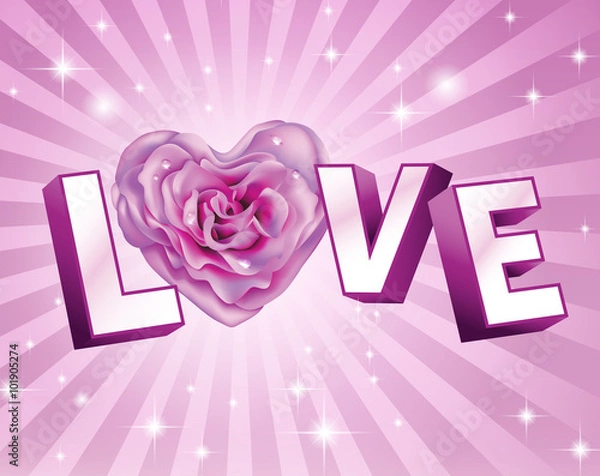 Obraz Abstract love background