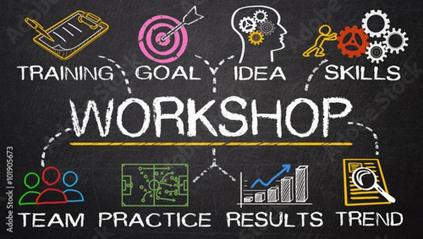 Fototapeta workshop concept