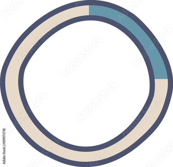 Fototapeta Progress Circle Indicator