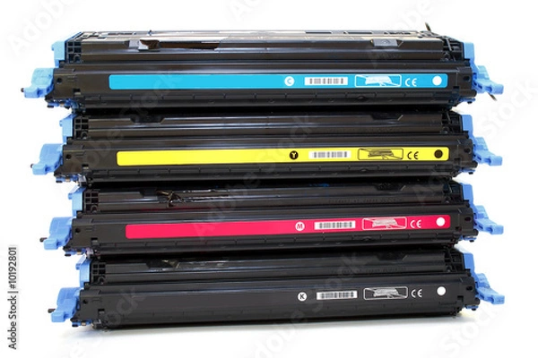 Obraz Cztery kasety dla drukarek laserowych