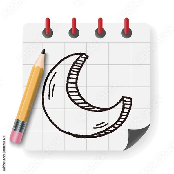 Obraz moon doodle