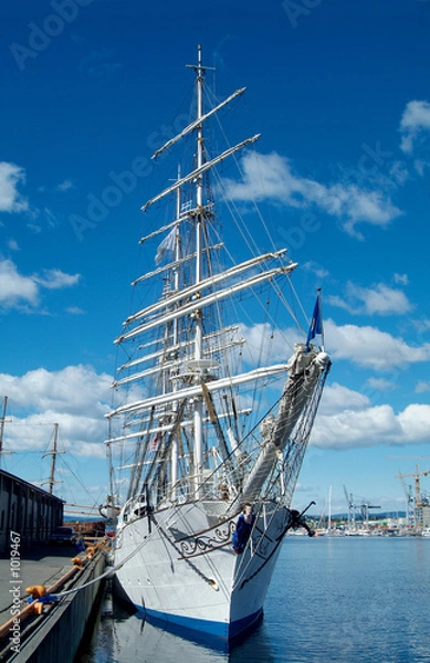 Fototapeta square-rigger in oslo
