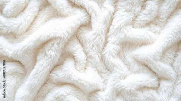 Fototapeta White Fluffy Texture