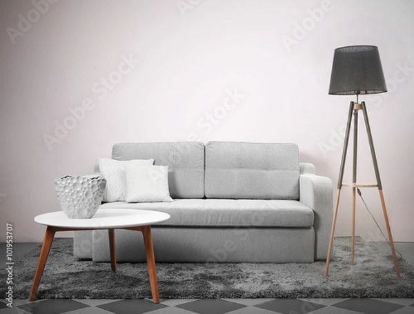 Fototapeta Modern furniture in the room