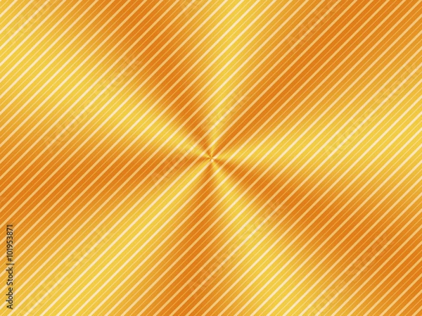 Fototapeta ストライプ背景（オレンジ）/光のグラデーションを付けていますので、何かの発表の背景やラッピング、イベント事に使用できます。太さの違うストライプ柄です。