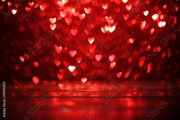 Obraz Tło czerwone serca