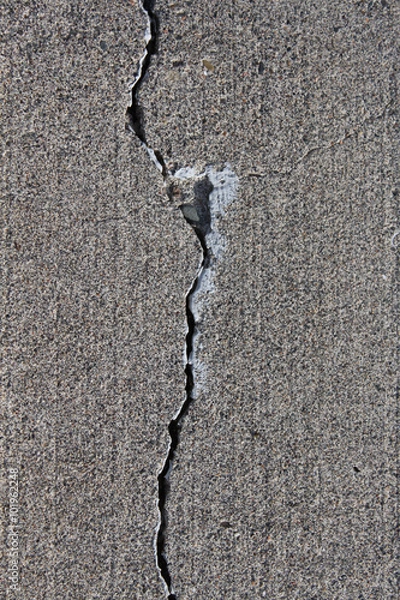 Obraz cracked concrete cement step