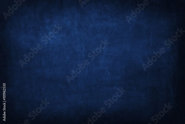 Obraz blue grunge chalkboard