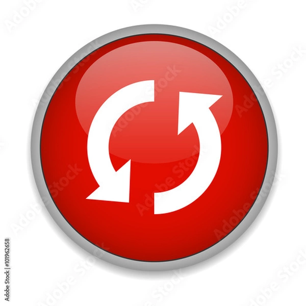 Fototapeta reboot button