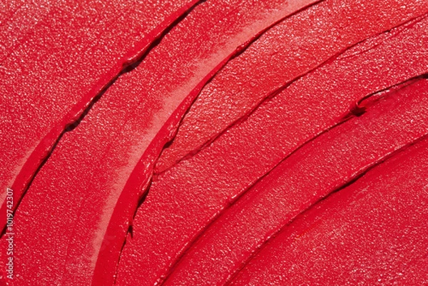 Fototapeta Red lipstick texture background