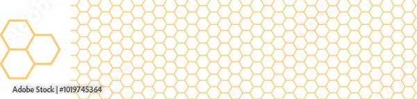 Obraz honeycomb seamless pattern vector design