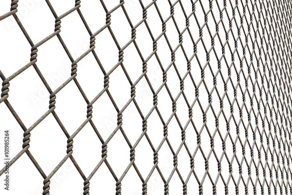 Obraz Rusty metal grid